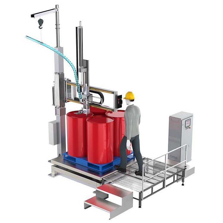 IBC Barrel Rocker Type Resin fyllemaskin